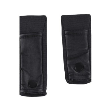 Troy Lee Designs D4 Chinstrap Covers - Solid noir