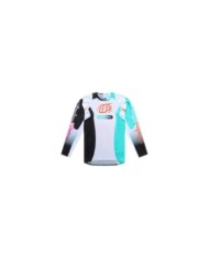 Troy Lee Designs SE PRO Jersey - Sever white-turquoise-violet