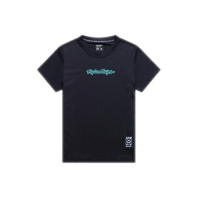Troy Lee Designs Womens Lilium Ride Short Sleeve Tee - Signature black