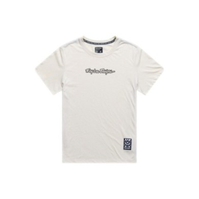 Troy Lee Designs Womens Lilium Ride Short Sleeve Tee - Signature beige