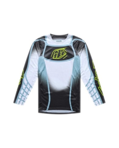 Troy Lee Designs GP PRO Jersey - Framework white-gray-blue