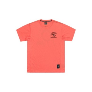 Troy Lee Designs Skyline Short Sleeve Ride Tee - P&W melon