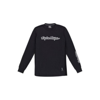 Troy Lee Designs Skyline Long Sleeve Ride Tee - Signature noir