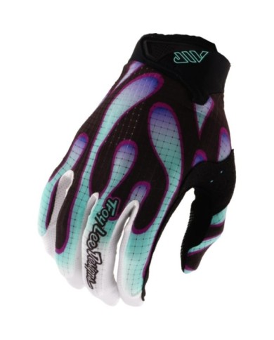 Troy Lee Designs Air Glove - Overspray black-turquoise