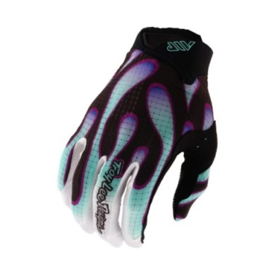 Troy Lee Designs Air Glove - Overspray black-turquoise