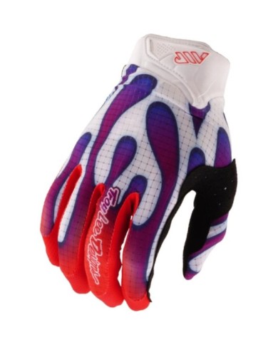 Troy Lee Designs Youth Air Glove - Overspray white-violet