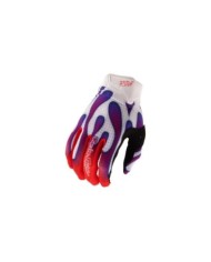 Troy Lee Designs Youth Air Glove - Overspray white-violet