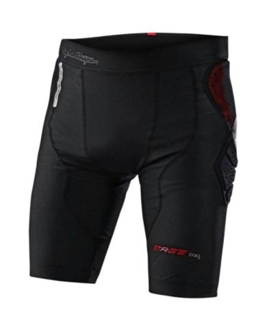 Troy Lee Designs Stage Ghost D30 Short Baselayer - Solid noir