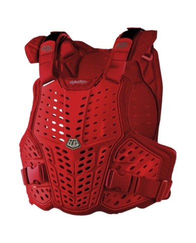 Troy Lee Designs Rockfight CE Flex Chest Protector - Solid rouge XS