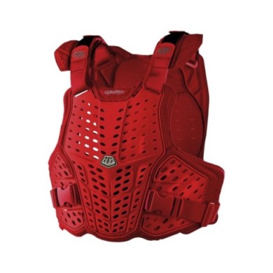 Troy Lee Designs Rockfight CE Flex Chest Protector - Solid rouge XS