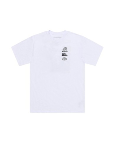Troy Lee Designs Short Sleeve Tee - Overload blanc