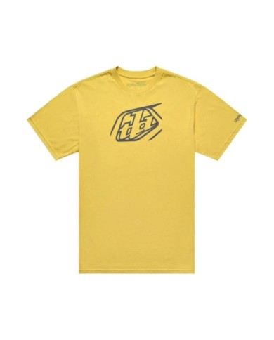 Troy Lee Designs Youth Short Sleeve Tee - Badge yellow