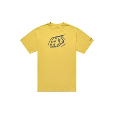 Troy Lee Designs Youth Short Sleeve Tee - Badge yellow