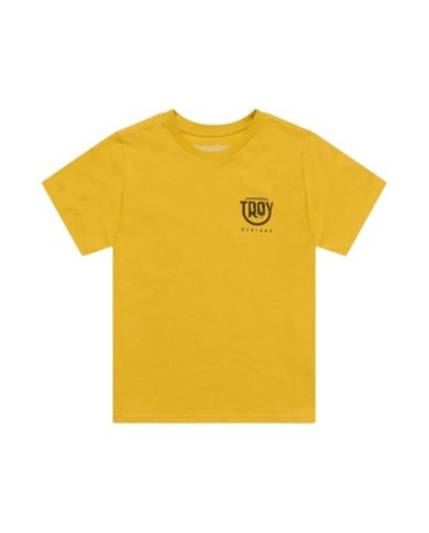 Troy Lee Designs Youth Short Sleeve Tee - Smiley jaune
