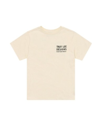 Troy Lee Designs Womens Short Sleeve Tee - Paint Shop blanc