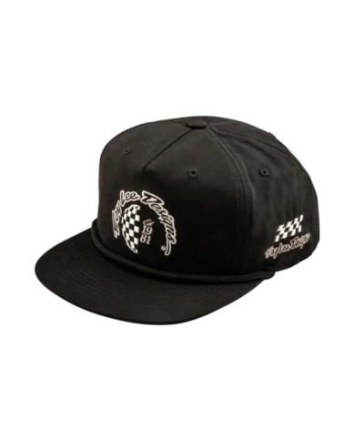 Troy Lee Designs Unstructured Snapback - Worldwide noir