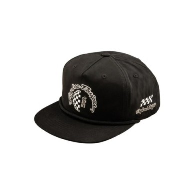 Troy Lee Designs Unstructured Snapback - Worldwide noir