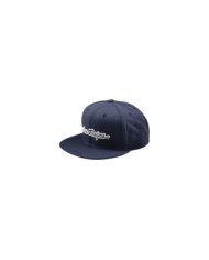 Troy Lee Designs Signature Flat Bill Snapback - Indigo