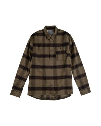 Troy Lee Designs Grind Flannel - YD Piaid vert