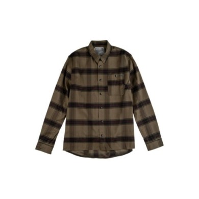 Troy Lee Designs Grind Flannel - YD Piaid vert