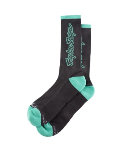 Troy Lee Designs Mens Performance Socks - Signature green S