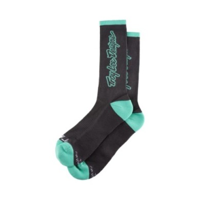 Troy Lee Designs Mens Performance Socks - Signature green S