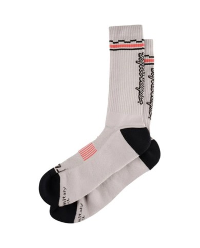 Troy Lee Designs Mens Performance Socks - Checka light gray S
