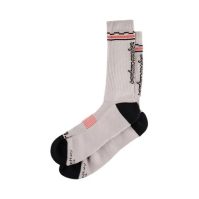 Troy Lee Designs Mens Performance Socks - Checka light gray S