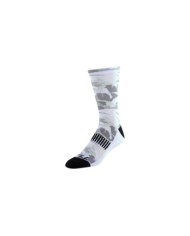 Troy Lee Designs Camo Signature Performance Sock blanc-gris