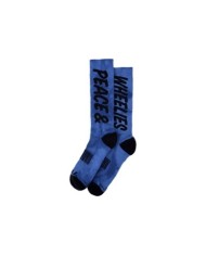 Troy Lee Designs Mens Performance Socks - Peace & Wheelies bleu S