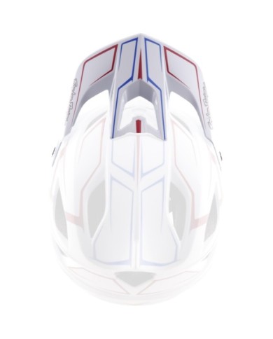 Troy Lee Designs Stage Stunt Visor - Pinstripe White