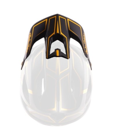 Troy Lee Designs Stage Stunt Visor - Pinstripe Black