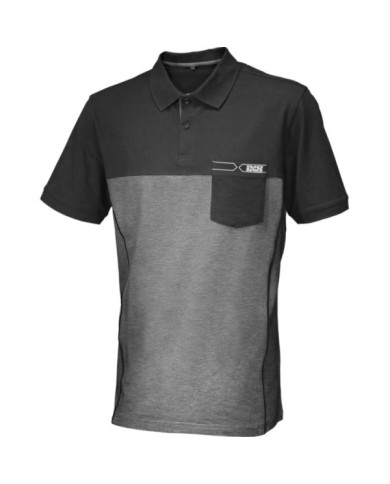 iXS Polo-Shirt iXS-Team noir-gris