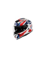 SHOEI Casque pliable Neotec 3 Anthem TC-10, blanc-bleu-rouge