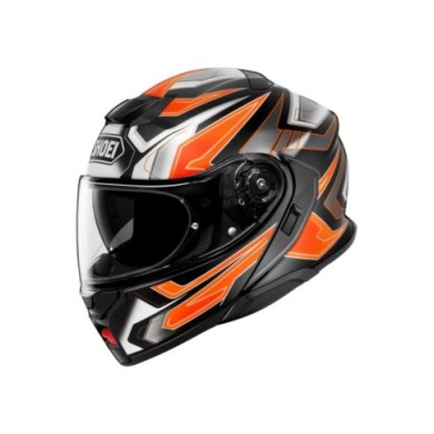 SHOEI Casque pliable Neotec 3 Anthem TC-8, noir-orange-blanc
