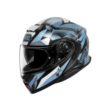SHOEI Casque pliable Neotec 3 Fragments TC-2, noir-bleu-blanc