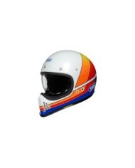 SHOEI TC-2, blanc-bleu-orange-rouge-jaune