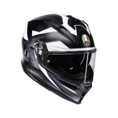 AGV Casque intégral K7 Glimpse noir mat gris blanc