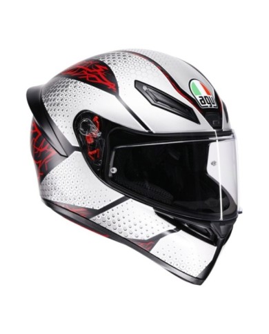 AGV Casque intégral K1 S Speedarmor gris mat orange