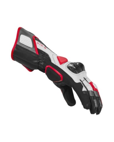 SPIDI Gants STR-6 noir-blanc-rouge