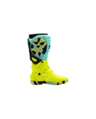 SIDI Bottes MX Crossair X vert menthe-jaune fluo-noir