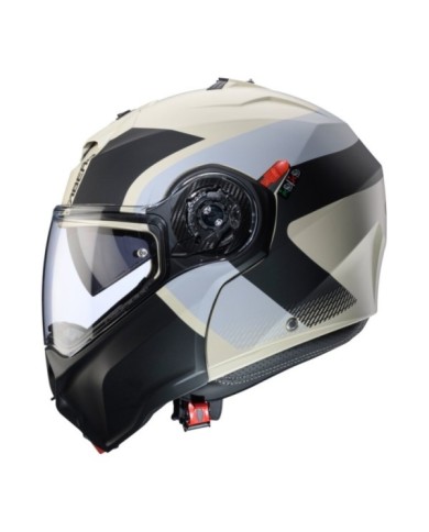 Caberg Casque modulable Duke Evo Indy brun-gris-noir mat
