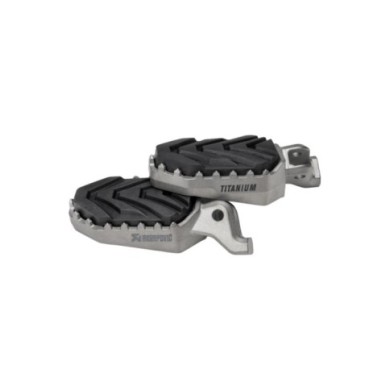 AKRAPOVIC Repose-pieds Adventure (titane)