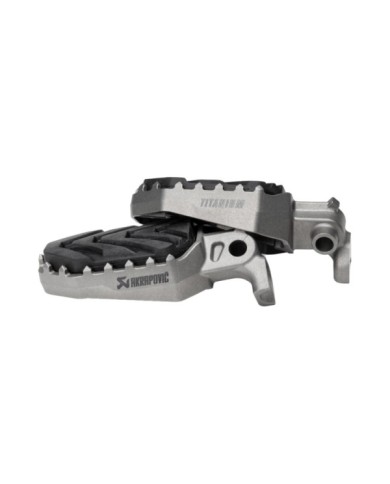 AKRAPOVIC Repose-pieds Adventure (titane)