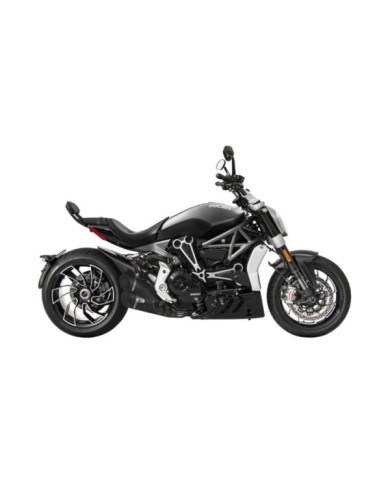 ZARD Kit Slip-On en acier inoxydable noir, homologué E4
