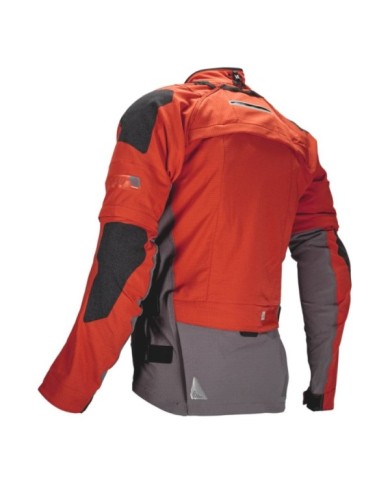 Leatt Adventure Jacket ADV Rally 5.5 V25 rouge-orange-gris-noir