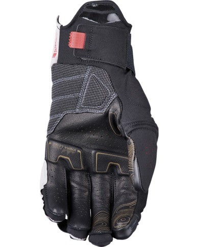 Five Gloves Gants TFX1 Airflow court gris-noir-rouge