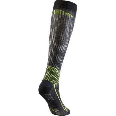 SIXS Chaussettes hautes LONG V3 Unisexe noir carbone