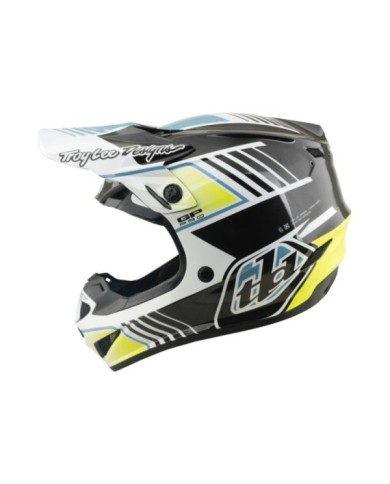 Troy Lee Designs Youth GP PRO Helmet - Segment gray-blue-yellow