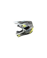 Troy Lee Designs Youth GP PRO Helmet - Segment gray-blue-yellow